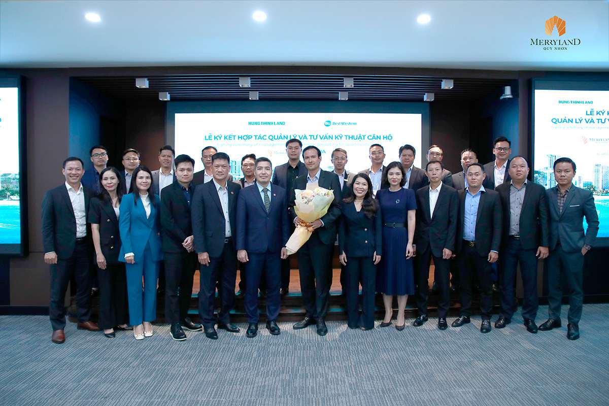 HƯNG THỊNH LAND KÝ KẾT HỢP TÁC VỚI THƯƠNG HIỆU BEST WESTERN - ĐƠN VỊ QUẢN LÝ & TƯ VẤN KỸ THUẬT CĂN HỘ TẠI PHÂN KHU MARINA DISTRICT, DỰ ÁN MERRYLAND QUY NHƠN