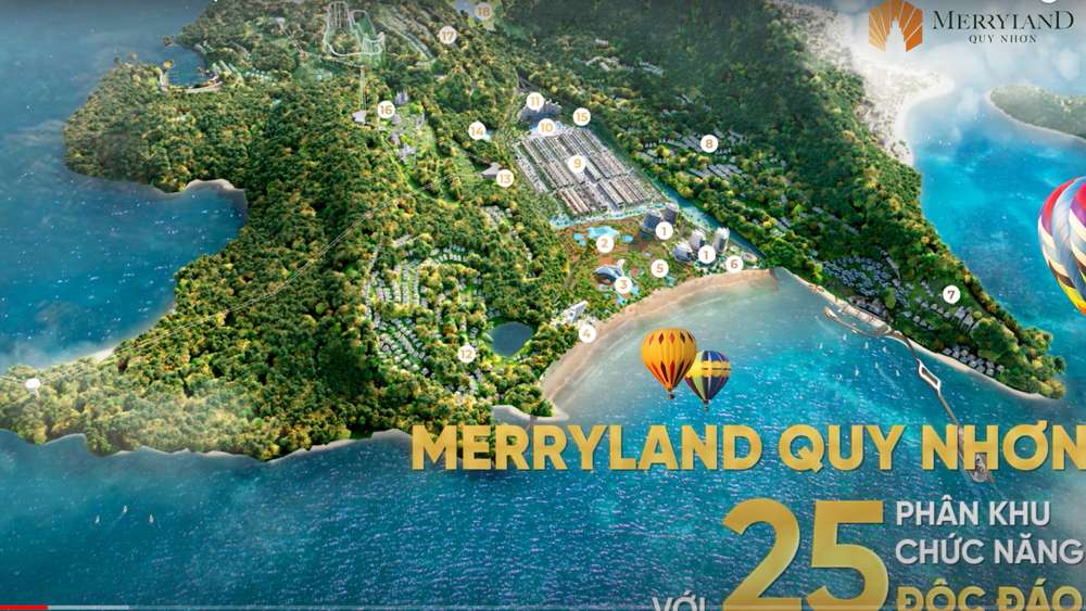 25 PHÂN KHU CHỨC NĂNG ĐỘC ĐÁO CỦA MERRYLAND QUY NHƠN